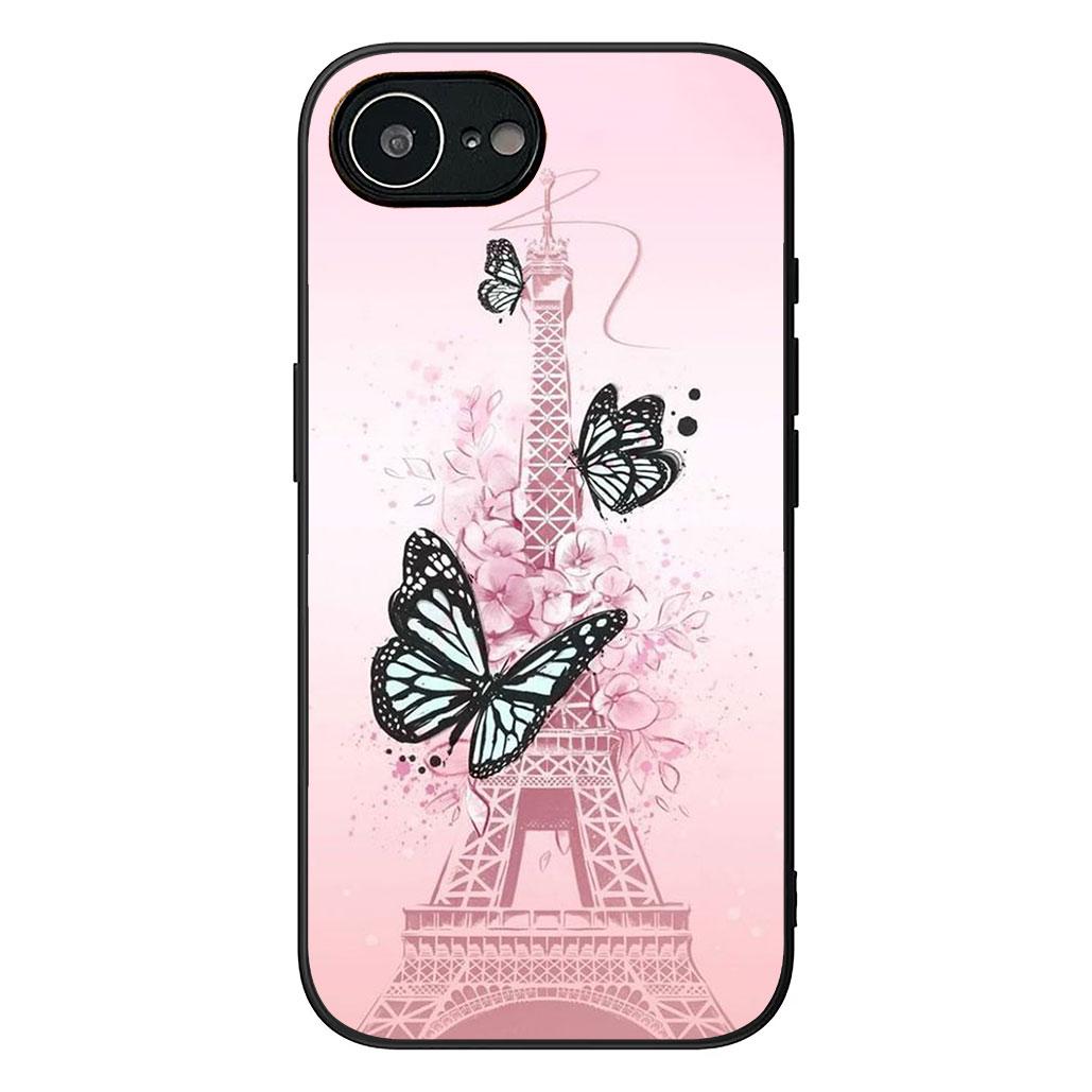 

France Paris Eiffel Tower Protective Cover for Apple iPhone 16 17 Air 14 15 Pro Max Plus 16+ 16E 14+ ProMax Phone Case iPhone 14 Pro Max