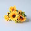 Garde Party 13 sunflower head Home Decoration Flower Bouquet Artificial Flowers Yellow Sunflower