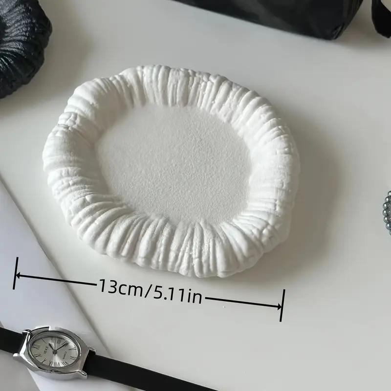

Simple Creative Irregular Ceramic Jewelry Storage Tray Jewelry Earrings Display Desktop Accessories Give Friends Birthday Gifts M