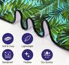 1PC Green Leaves Pattern Beach Towel for Family Stuffs Friend Gift Quick-Dry Sand Free For Bath Yoga Beach Camping Swimming GYM