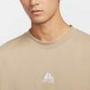 Nike Logo Embroidered Outdoor Casual Sports Crew Neck Long Sleeve T-Shirt Men Tops Khaki DR7754-247