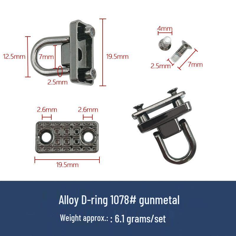 Taschen- und Gepäckzubehör: Ringe, Mönchskopf, Nippelstecker, DIY Lederschnallen, Schraubnieten