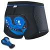 Pantaloncini da Ciclismo Uomo Donna Con Imbottitura in Gel Camoscio Traspiranti Assorbi Umidità Biancheria Intima da Bici Strada Montagna