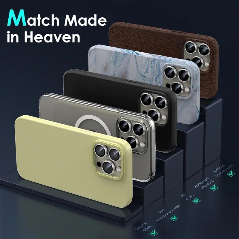 HD Clear Individual Tempered Glass Camera Lens Protector for IPhone 17 Air 15 14 13 16 18 Pro Max Plus 12 Mini Ring Lens Cover 4