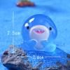 1Pcs Mini Shark Luminous Toy Cute Decorations Kids Glow In The Dark Resin Shark Miniature Figurines Gift For Girls Novelty