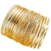 Trendy Star Designs Iron Bracelets 18PCS Pack Sturdy and Elegant for Everyday Wear or Celebration