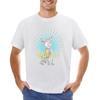 White Pony Ohms around the fur T-shirt funnys boys animal print mens graphic t-shirts funny