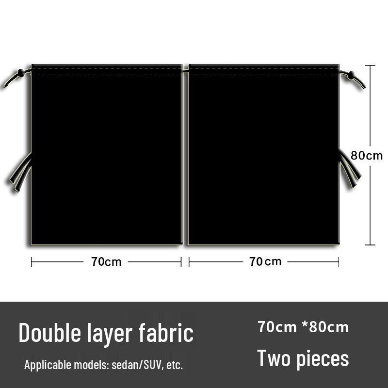 Car Privacy Sunshade: Interior Heat Insulation & Light Blocking for Rear Seat in RVs & Vehicles