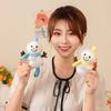Cute Snowman Plush Toys Kawaii Snowman Stuffed Doll Bag Pendant Keychain Christmas Tree Decor Christmas Gifts For Children Kids