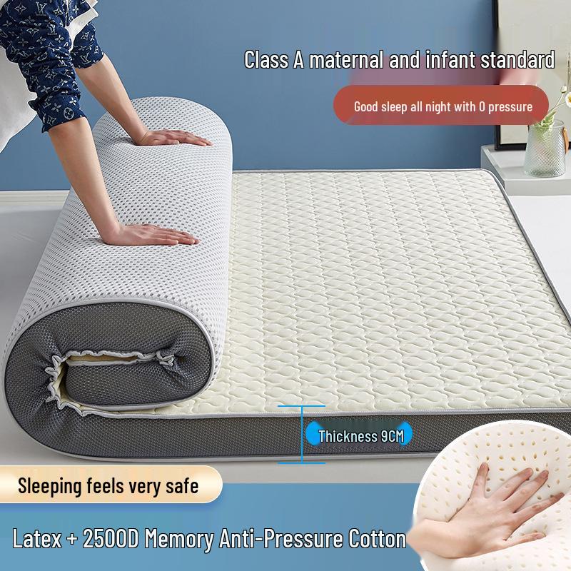 Class A Memory Foam Mattress Pad - Latex, Thickened, Single, for Home or Dorm