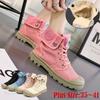 Shoelife Fashion Women's Fashion Top Quality Canvas Boots Lace Up Palladium Canvas Shoe Ankle Boots Motorcycle Boots