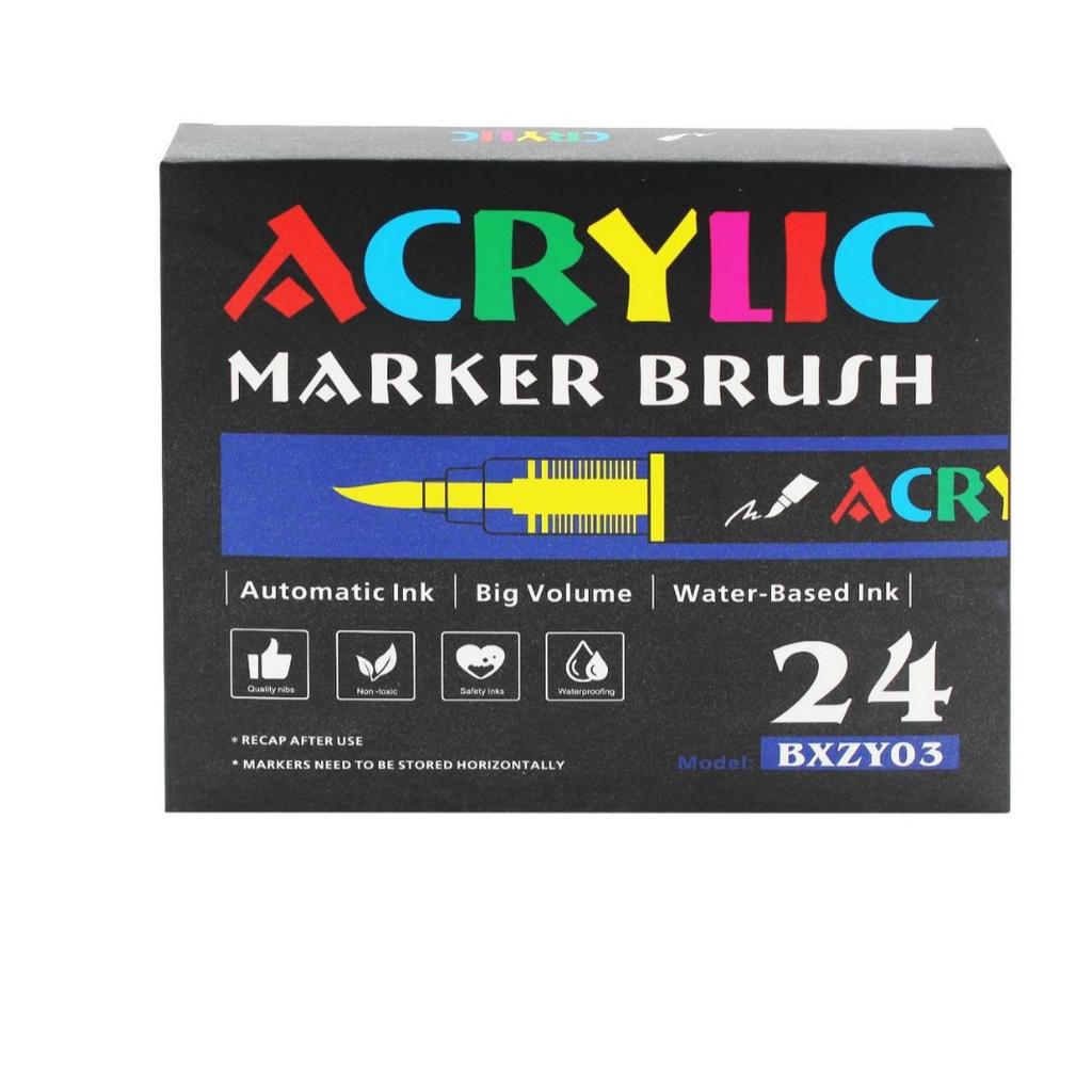 Large Acrylic Marker, Water-Based Student Art Special Watercolor Pen, Children'S Acrylic Pen