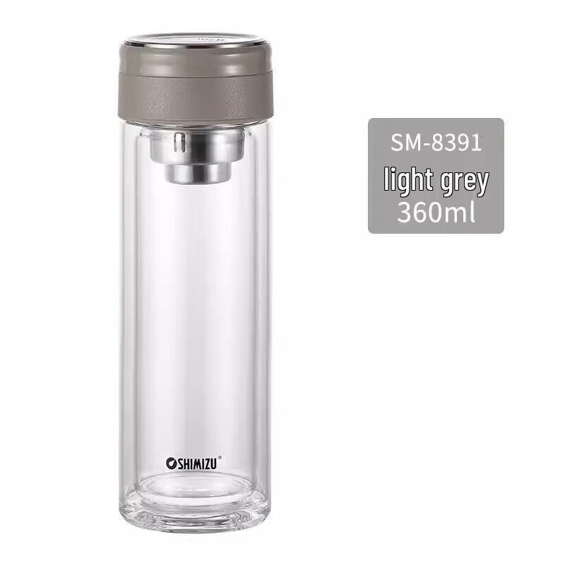 Double-Layer Glass Drinking Cup