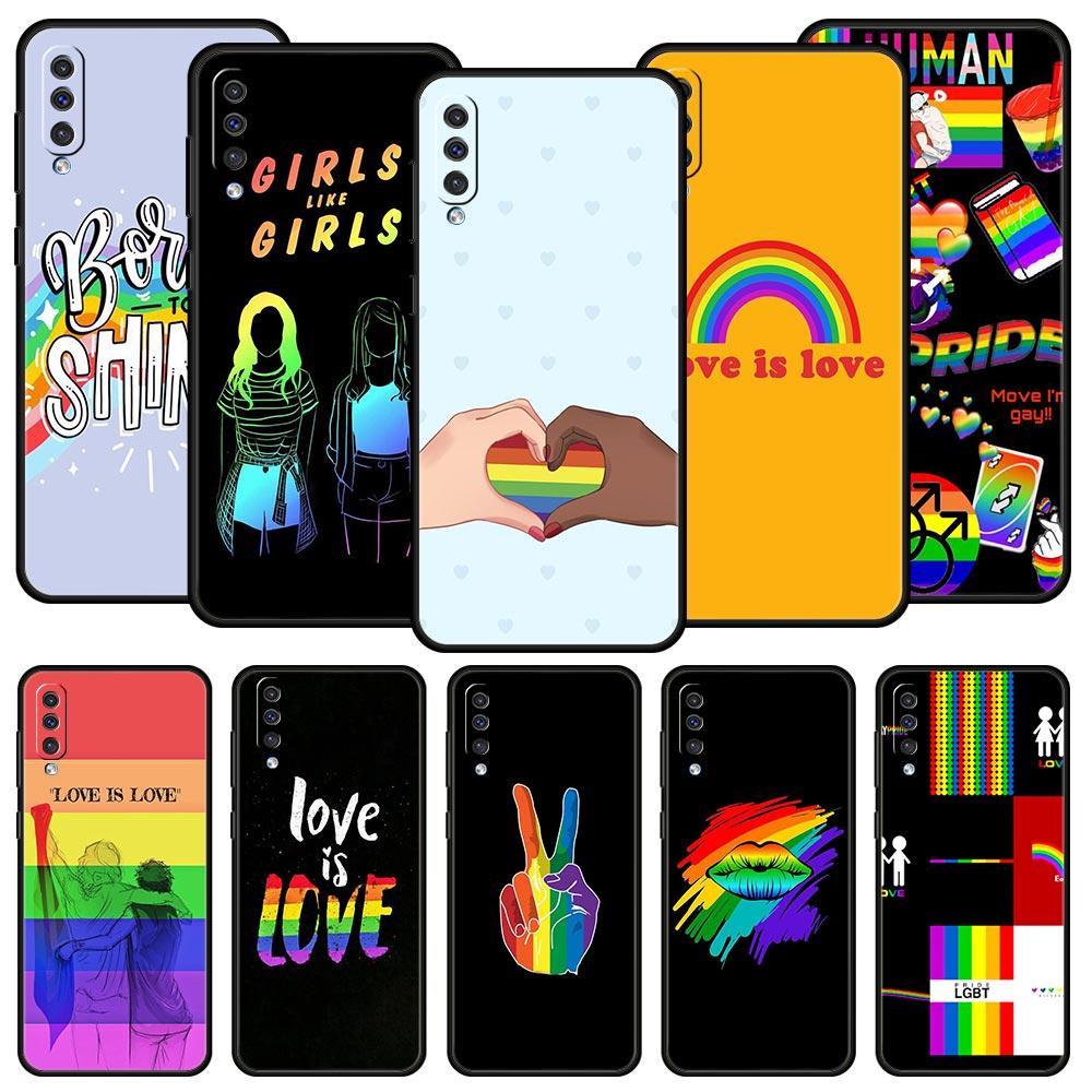 Gay Lesbian Rainbow Pride Phone Case for Samsung Galaxy A56 A36 A26 A16 A34 A24 A42 A22 A20 A12 A40 A30 A10 Soft TPU Cover Shell