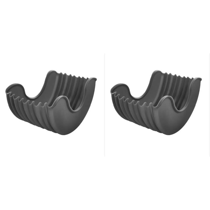Reusable Burger Rack Useful Gadgets Silicone Frame Burger Tool Holder Shelf Storage Kitchen Organizer Tools Dining Bar Home