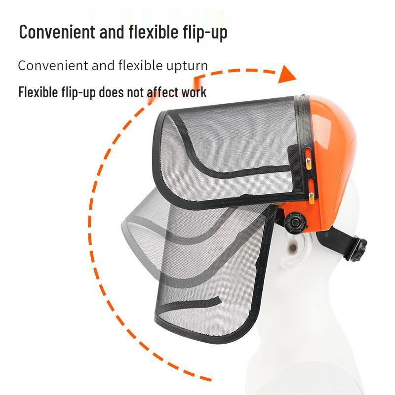 Yingtu Head-mounted Lawnmower Safety Face Shield