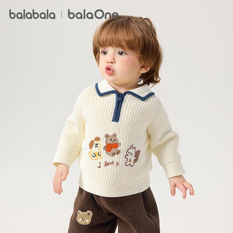 Balabala Girls' Winter Knit Pullover Sweater