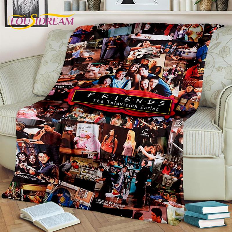 Friends Classics TV 3D  Blanket,Soft Throw Blanket for Home Bedroom Bed Sofa Picnic Travel Office Cover Rest Blanket Kids Gift