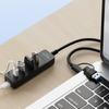Plastic USB Hubs 4 Port USB3.0 USB2.0 Fast Speed Data Transfer Solution for Enhanceds Productivity In Work Environment