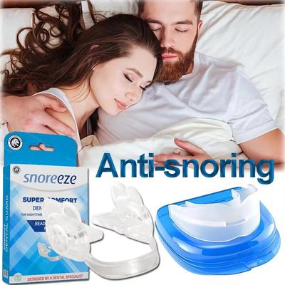 Bocchiera Anti Russamento Migliora il Sonno Bocchiera Russamento Regolabile Anti-Apnea Bruxismo Dentale Dispositivo Anti Russamento Bocchino