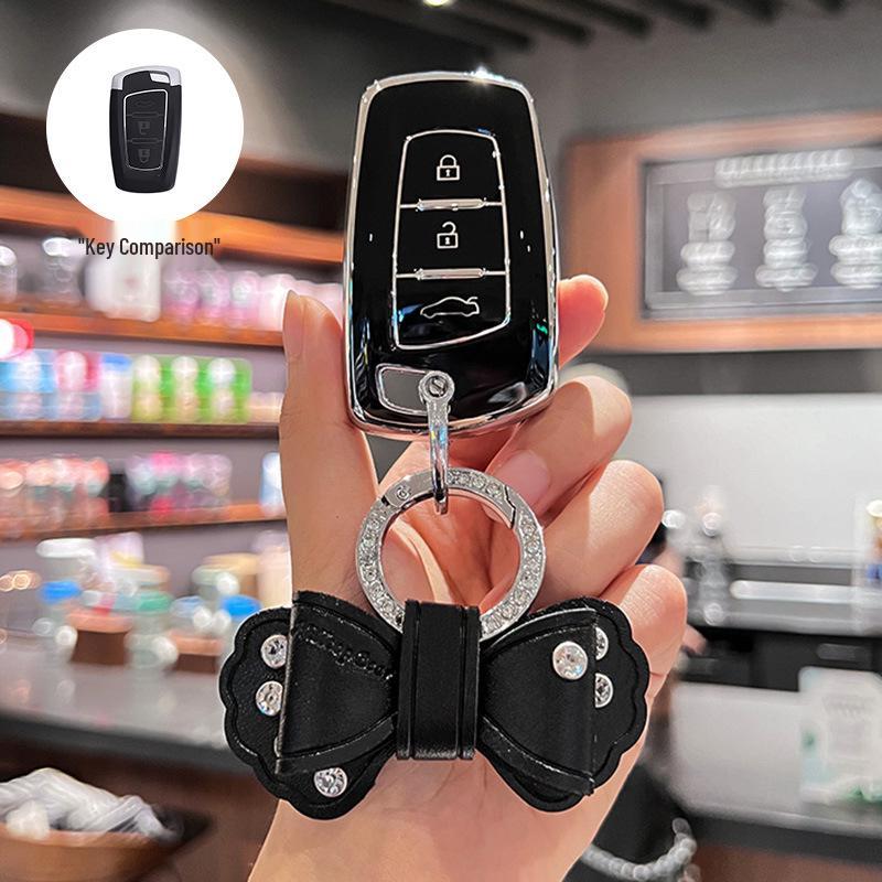 Compatible Key Cover for Dongfeng Fengxing S50EV, T5, and Jingyi S50 (17/18/19/21 Models)