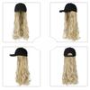 Wig Hat One Piece Women's Large Wavy Long Curly Hair Duckbill Cap Baseball Cap Synthetic Fiber Wig Baseball Cap KTB