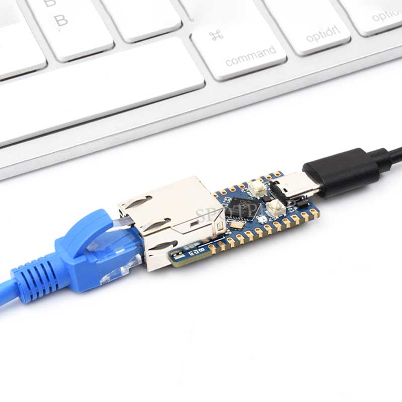 Waveshare RP2350-ETH Raspberry Pi Pico 2 RP2350 ETH CH9120 TCP/UDP Ethernet Network For Arduino