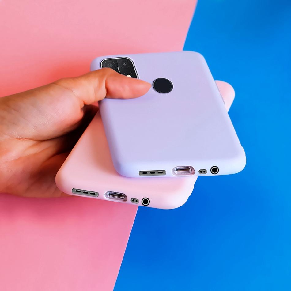 Luxus Bunte Hülle Für OPPO A15 Handyhülle OPPO A15 2020 Candy Silikon Weiche Rückseite Hülle Für OPPO A15s A15 S A 15 15S Funda
