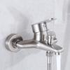 Cold Hot Mixer Bathtub Faucet Stainless Steel Bathroom Faucet Shower Head Faucet Set Shower Accessories Wall Mounted Tap