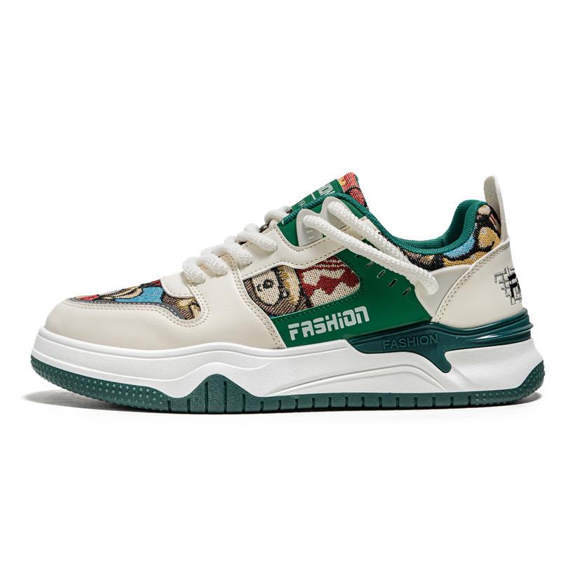 Fashion New Classic Men's Sneakers Fashion Versatile Cartoon Casual Board Shoes for Youth Outdoor Lightweight Sports Running Shoes