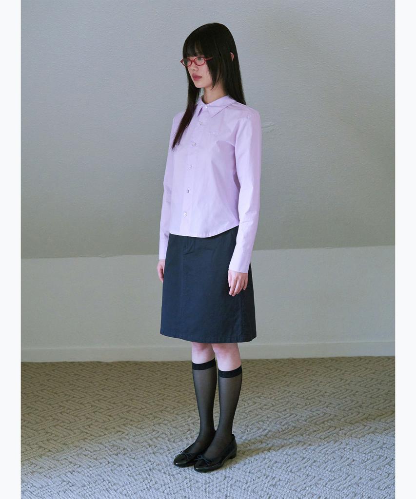 Epeueidi Crop Shirt (Violet)
