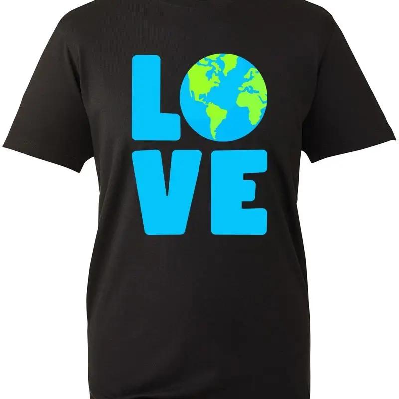 Love Earth T Shirt Planet Day Environunisext Nature Climate Top