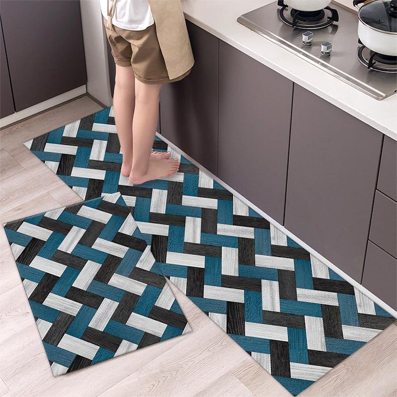 Waterproof Oilproof PVC Kitchen Carpet Anti Slip Floor Mat Long Rug Home Decoration Foot Mats Alfombra De La Cocina