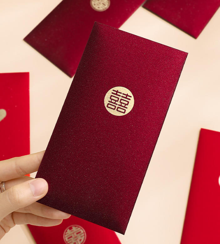 6Pcs/Pack Chinese Red Envelope New Year Spring Festival Children Lucky Money Envelopes Birthday Marry Red Packet Gift Red Bag