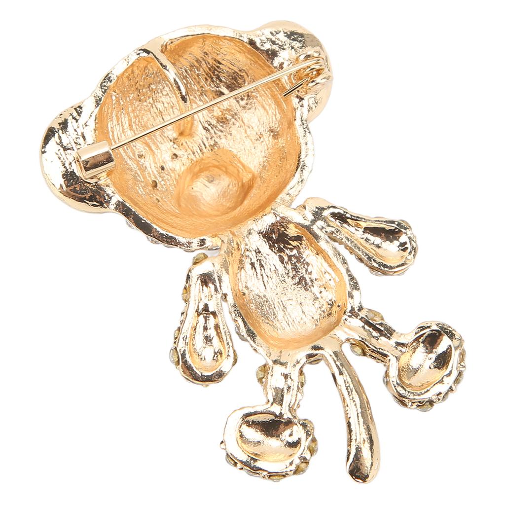 Rhinestone Brooch Cute Shape Fashionable Exquisite Brooch Pin for Women Clothes Decoration Gift