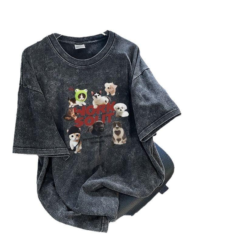 T-shirt Short-sleeved Summer New Large Size Loose Top
