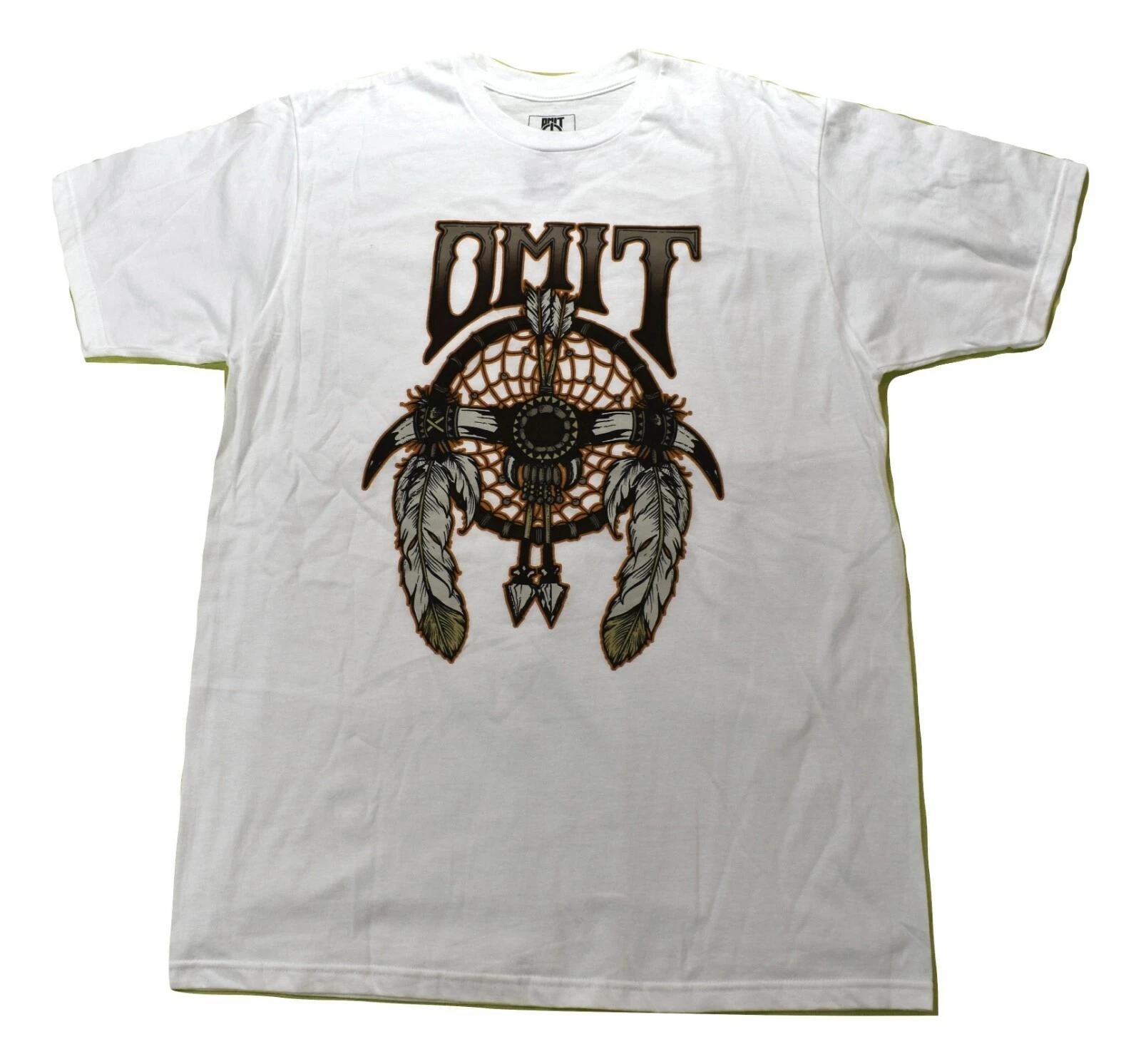 Omit Mens Catch The Dream White Tee Shirt New L XL