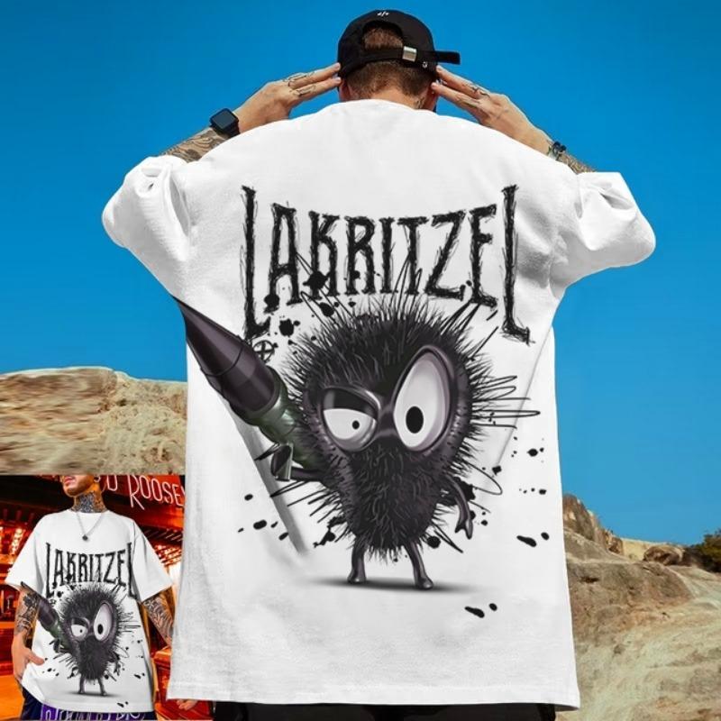 New Men's T-Shirt 3d Print T-Shirt For Men Summer Funny Man Clothing Loose Oversized Short Sleeve Tee American Retro T-Shirt Top