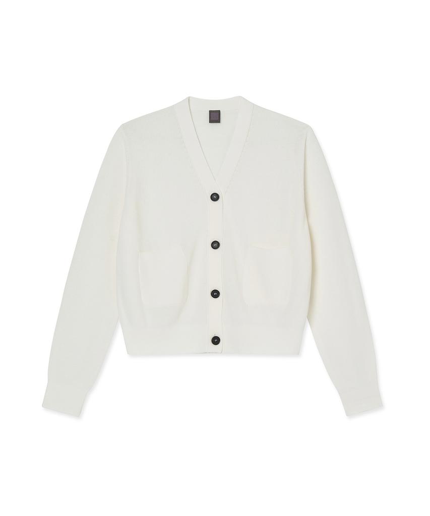 IOLO Women'S Cotton Pocket Cardigan_White