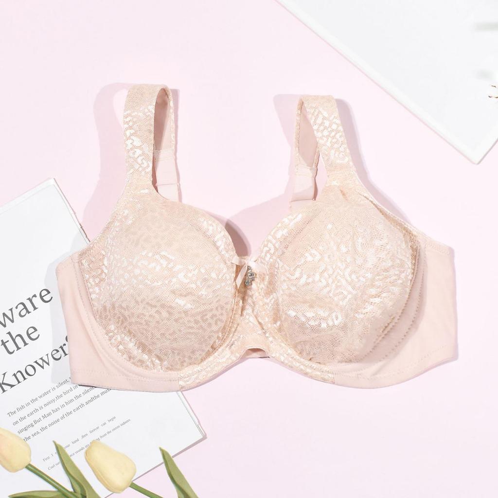Plus Size Push-Up Underwire Bra - Breast Enhancing, Anti-Sagging, Slimming Effect, Mm Thin Style