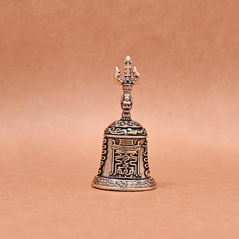 Brass Handicraft Die-Casting Drop Bell Key Car Button Wind Bell Christmas Bronze Bell Creative Gift Home Decoration Accessories