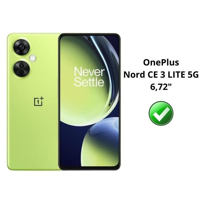 Tempered Glass for OnePlus Nord CE 3 LITE 5G [2 Pack] Phonillico® Screen Protector Glass Film