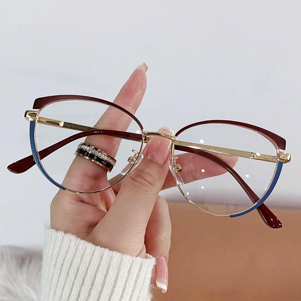 Blått Lys Blokkerende Dame Designer Briller Optisk Brille Datamaskin Øyebeskyttelsesglass Mote Briller