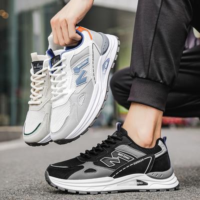 Yeni Moda Erkek Dört Mevsim Rahat Ayakkabılar Öğrenciler Erkek Çocuklar Trend Yumuşak Taban Nefes Alabilir Günlük Koşu Spor Ayakkabıları