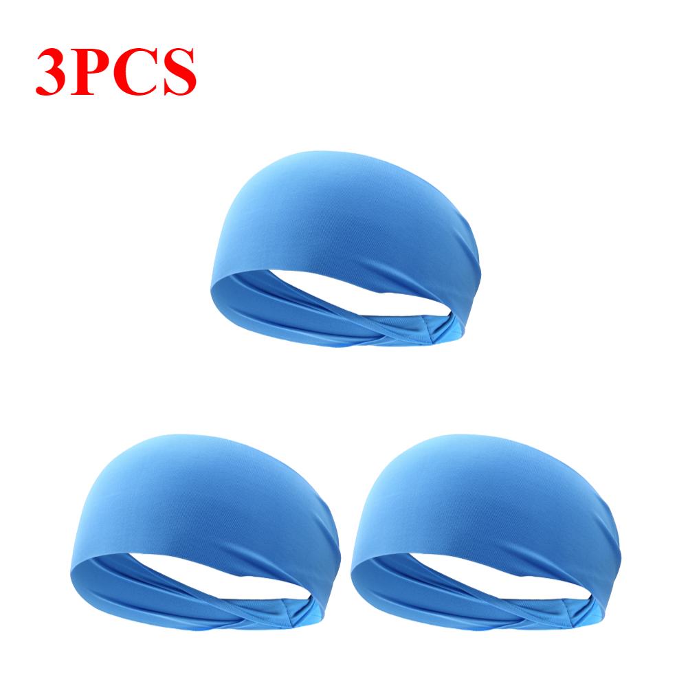 1-6PCS Elastic Sports Headband Men Women Fitness Yoga Gym Head Band Anti-slip Breathable Hair Sweatband for Outdoor Running