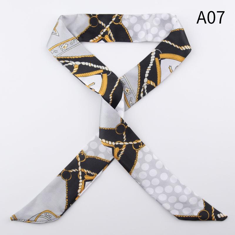 Silk Scarves Versatile Tied Bags, Long Strips, Small Silk Scarves, Bows, Headbands, Streamers, Gift Boxes, Gift Straps.