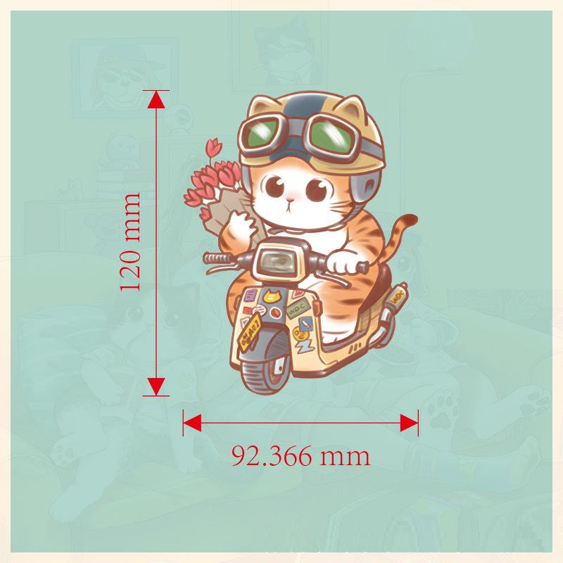 New Funny Pet Cat Car Sticker Car Body Creative Decals Decor Accessories for Car /Electric Vehicles/ Motorcycles DIY Decorative