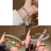 Geometric Zircon Circular Adjustable Bracelet With Cubic Zirconia For Fashionistas
