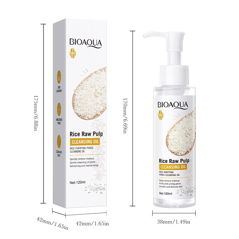 Rice puree pore-cleansing oil, deep cleansing, gentle and non-irritating.