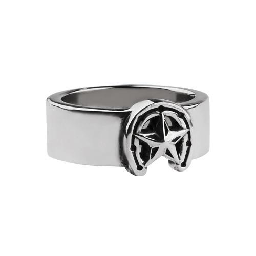 Anonymous Artisan Star Horseshoe Ring